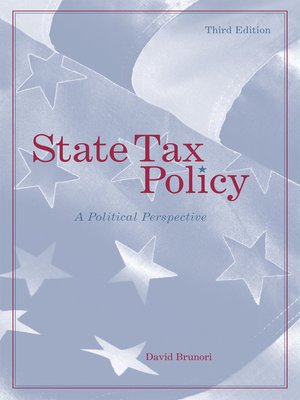 cover image of State Tax Policy